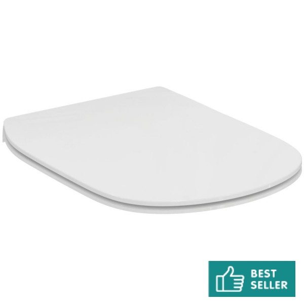 Κάλυμμα λεκάνης soft closing Sandwich slim, χρώμα: Λευκό Καλύμματα