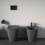 Μπιντέ επιδαπέδιο back to wall, glossy grey, χρώμα: Γκρι επιφάνεια: Γυαλιστερή Επιδαπέδια Μπιντέ επιδαπέδιο back to wall, glossy grey, χρώμα: Γκρι επιφάνεια: Γυαλιστερή Επιδαπέδια