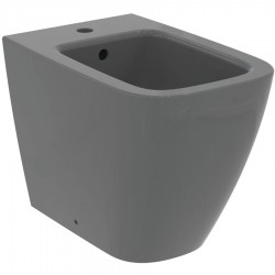 Μπιντέ επιδαπέδιο back to wall, glossy grey, χρώμα: Γκρι επιφάνεια: Γυαλιστερή Επιδαπέδια