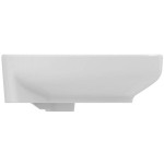 Νιπτήρας ελευθέρας τοποθέτησης 40x40x12 από πορσελάνη με υπερχείλιση χωρίς οπή , χρώμα: Λευκό επιφάνεια: Γυαλιστερή Ελευθέρας τοποθέτησης