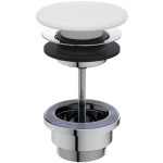 Waste Valve With overflow / Without overflow material: Brass surface: Glossy, color: White Waste overflows Waste Valve With overflow / Without overflow material: Brass surface: Glossy, color: White Waste overflows