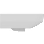 Washbasin Wall-mounted 50x44x15 With 1 bowl With hole in the middle With overflow / no pedestal material: Porcelain, color: White surface: Glossy Wall-mounted