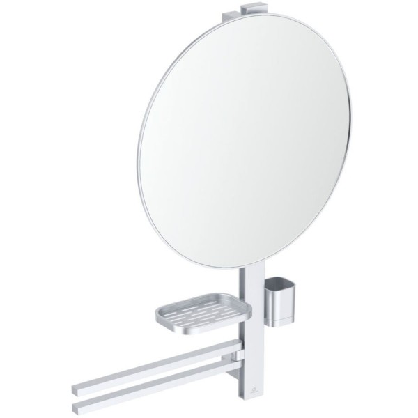 Mirror, shape: Round 50x50 material: Brass / Aluminum, color: Chrome Mirrors Mirror, shape: Round 50x50 material: Brass / Aluminum, color: Chrome Mirrors