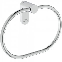 Towel ring closed material: Brass, color: Chrome surface: Glossy Towel rings
