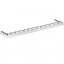 Towel 60cm round Fixed double material: Brass, color: Chrome surface: Glossy Towel rails