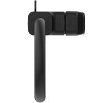 Μπαταρία νιπτήρος επικαθήμενη αναμεικτική από ορείχαλκο με βαλβίδα pop-up  υψηλή silk black, χρώμα: Μαύρο επιφάνεια: Ματ Επικαθήμενες