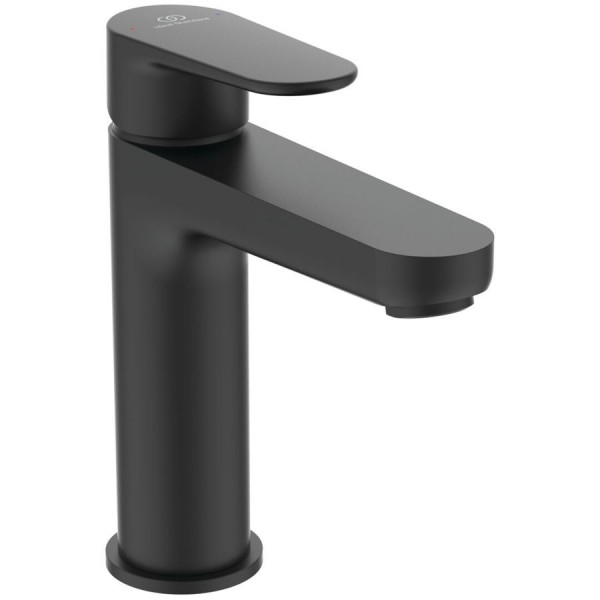 Wash basin tap Deck-mounted material: Brass mixer With pop-up waste set Μ size silk black, color: Black surface: Matt Wash basin tap Deck-mounted material: Brass mixer With pop-up waste set Μ size silk black, color: Black surface: Matt