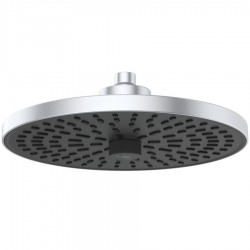 Shower head Wall-mounted / Ceiling-mounted 26x26 material: ABS, style: 2 sprays silver, color: Grey surface: Matt Overhead showers