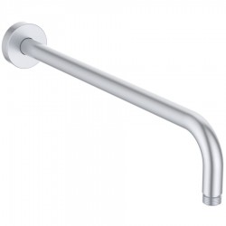 Βραχίονας 40cm silver επίτοιχος τύπος από αλουμίνιο, χρώμα: Γκρι επιφάνεια: Σατινέ Βραχίονες κεφαλής ντους