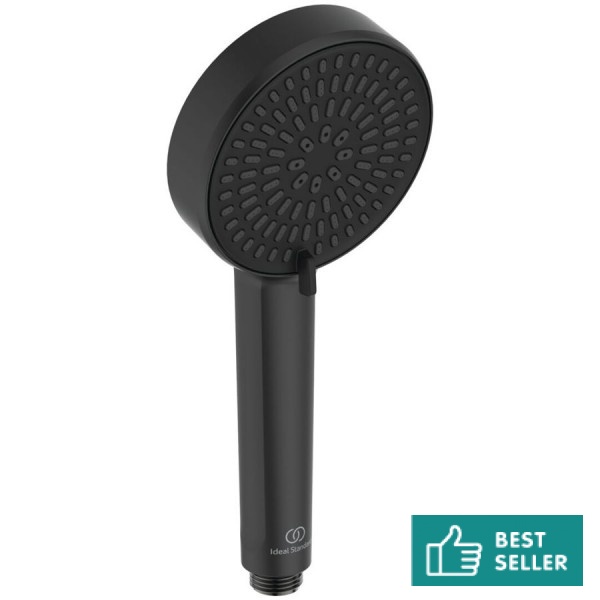 Τηλέφωνο ντους 2 ροών silk black, ABS, χρώμα: Μαύρο επιφάνεια: Ματ Τηλέφωνα