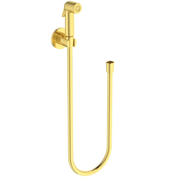 Bidet hand shower brushed gold material: ABS, color: Gold surface: Brushed Bidet hand shower