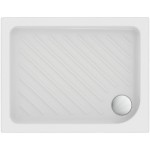 Shower tray Rectangular 90x70x4 material: Porcelain, color: White surface: Glossy Rectangular