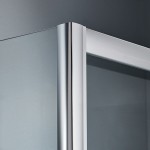 Shower enclosure Linear 100x180 5mm sliding surface: Glossy, color: Chrome Linear Shower enclosure Linear 100x180 5mm sliding surface: Glossy, color: Chrome Linear