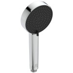 Shower tap with showerpipe and overhead shower Wall-mounted material: Brass thermostatic, color: Chrome surface: Glossy Wall-mounted exposed with showerpipe and overhead shower Shower tap with showerpipe and overhead shower Wall-mounted material: Brass thermostatic, color: Chrome surface: Glossy Wall-mounted exposed with showerpipe and overhead shower