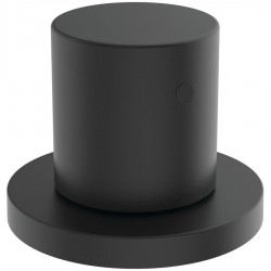 Diverter for concealed shower tap Wall-mounted - external part material: Brass silk black 3 way, color: Black surface: Matt Diverters - external part