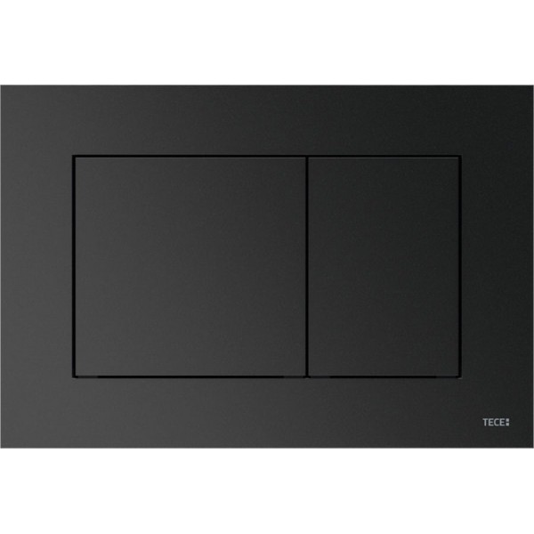 Πλακέτα εντοιχιζόμενου καζανακίου metallic graphite από ABS διπλής ενέργειας μηχανικά με έλασμα, χρώμα: Γκρι επιφάνεια: Ματ Πλακέτες