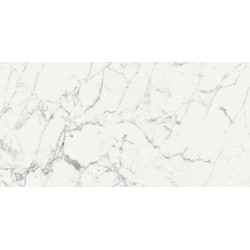 Floor tiles 59,7x119,7 Italy glossy, 6mm, style: marble 1st choice rettificato surface: Glossy, hue: White/Grey Plain tiles
