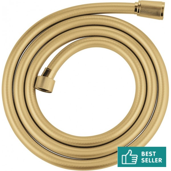 Shower hose 175cm material: Plastic brushed cool sunrise, color: Gold surface: Matt Shower hoses