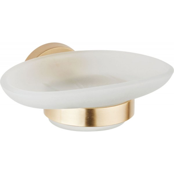 Soap material: Inox Wall-mounted brass gold, color: Gold surface: Brushed Soap holders
