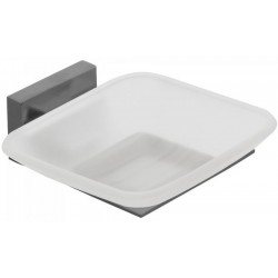 Soap material: Brass Wall-mounted graphite, color: Grey surface: Brushed Soap holders
