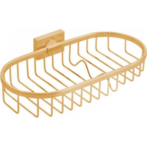 Sponge box material: Brass Double-mounted deep Single 24x14x4, brass gold, color: Gold surface: Brushed