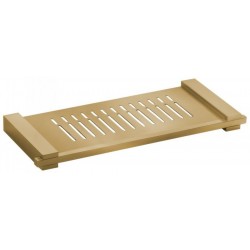Sponge box material: Brass Double-mounted flat Single 26x10x2, bronze mat, color: Bronze surface: Matt