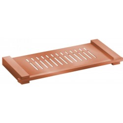 Sponge box material: Brass Double-mounted flat Single 26x10x2 copper, color: Pink Gold surface: Brushed