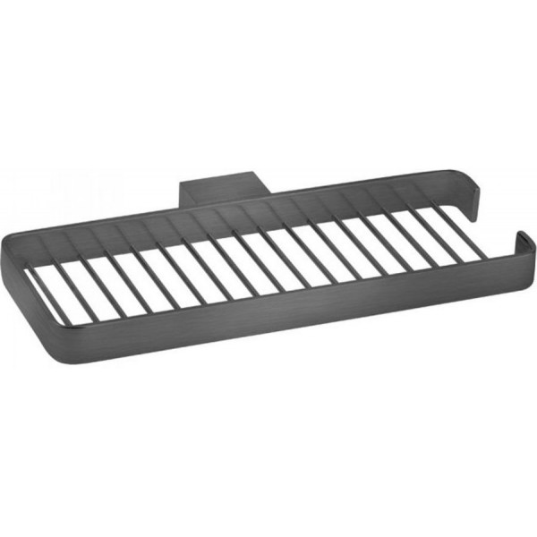Sponge box material: Brass Single Single-mounted flat 25x12x2cm, graphite, color: Grey surface: Brushed Shower baskets Sponge box material: Brass Single Single-mounted flat 25x12x2cm, graphite, color: Grey surface: Brushed Shower baskets