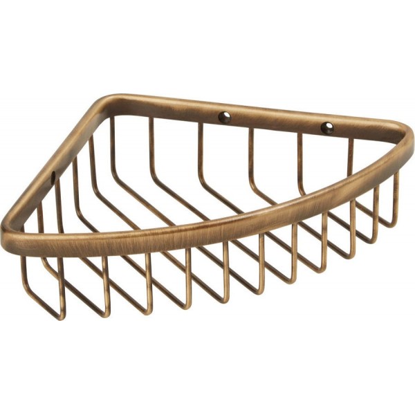 Sponge box material: Brass Corner mounted Single, color: Bronze surface: Brushed Shower baskets Sponge box material: Brass Corner mounted Single, color: Bronze surface: Brushed Shower baskets