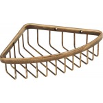 Σπογγοθήκη από ορείχαλκο γωνιακή μονή 19x19x5 bronze mat, χρώμα: Μπρονζέ επιφάνεια: Ματ Σπογγοθήκες