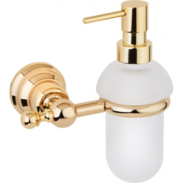 Dispenser material: Brass Wall-mounted gold, color: Gold surface: Glossy Soap dispensers