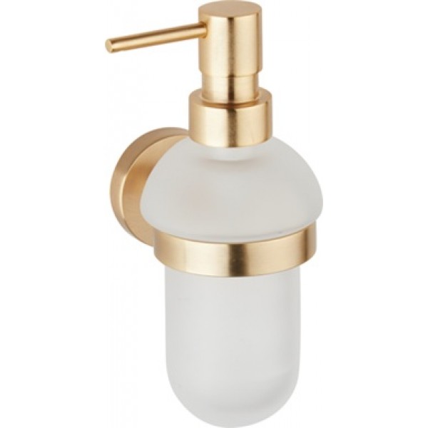 Dispenser από inox επίτοιχος τύπος brushed gold, χρώμα: Χρυσό επιφάνεια: Βουρτσισμένη Dispenser