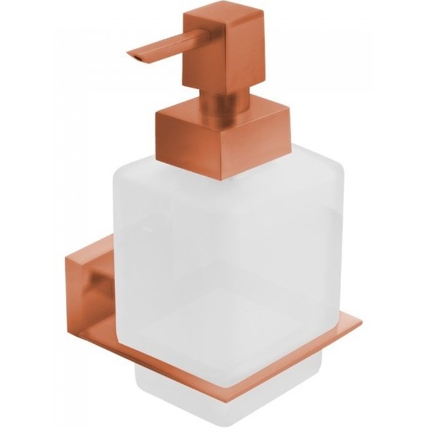 Dispenser material: Brass Wall-mounted, color: Pink Gold surface: Brushed Soap dispensers