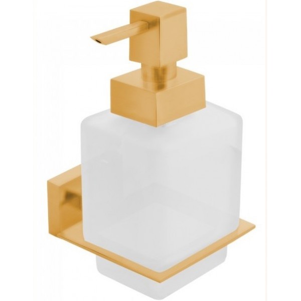 Dispenser material: Brass Wall-mounted, color: Gold surface: Brushed Soap dispensers