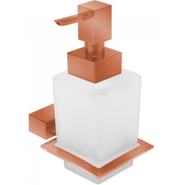 Dispenser material: Brass Wall-mounted, color: Pink Gold surface: Brushed Soap dispensers