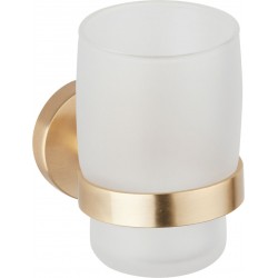 Cupholder material: Inox Wall-mounted brass gold, color: Gold surface: Brushed Tumbler holders