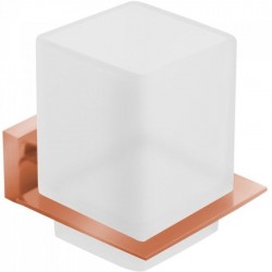 Cupholder material: Brass Wall-mounted copper, color: Pink Gold surface: Brushed Tumbler holders