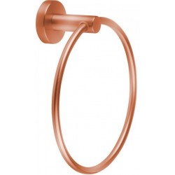 Towel ring closed material: Inox, color: Pink Gold copper surface: Brushed Towel rings