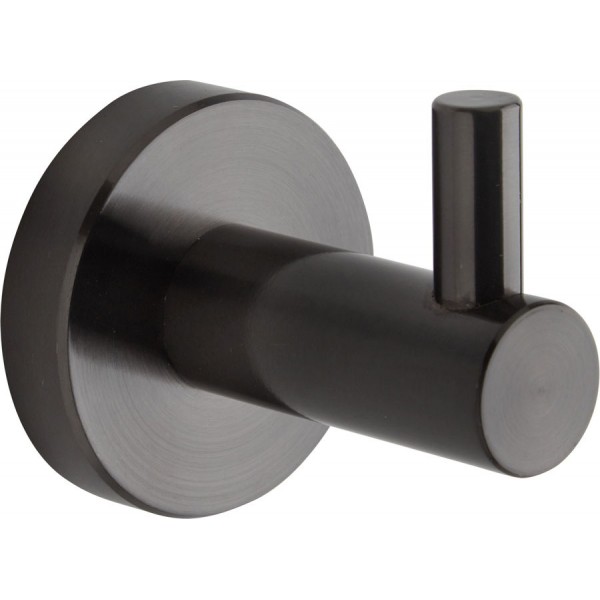 Hook Flat wall mounted material: Inox single, color: Grey surface: Brushed Hooks Hook Flat wall mounted material: Inox single, color: Grey surface: Brushed Hooks