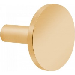 Άγκιστρο από ορείχαλκο μονό brass gold, Φ62mm, χρώμα: Χρυσό επιφάνεια: Βουρτσισμένη Άγκιστρα