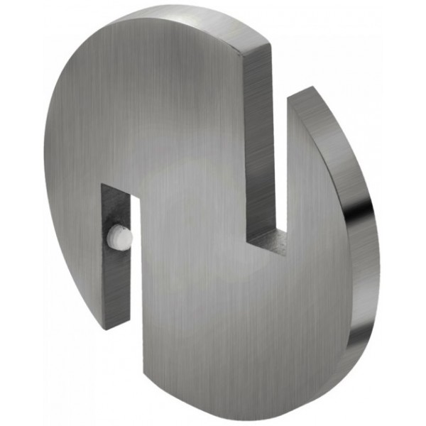 Hook Hanging material: Brass single, color: Grey surface: Brushed Hooks Hook Hanging material: Brass single, color: Grey surface: Brushed Hooks