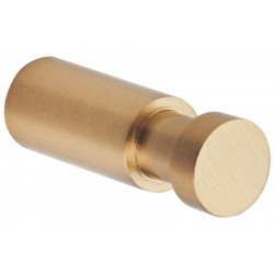 Hook Flat wall mounted material: Inox single brass gold, color: Gold surface: Brushed Hooks