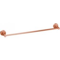 Πετσετοθήκη 60cm copper σταθερή από inox μονή, χρώμα: Ροζ Χρυσό επιφάνεια: Βουρτσισμένη Πετσετοθήκες
