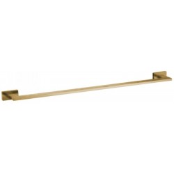 Πετσετοθήκη 60cm (64x8cm) σταθερή από ορείχαλκο μονή, χρώμα: Μπρονζέ επιφάνεια: Ματ Πετσετοθήκες