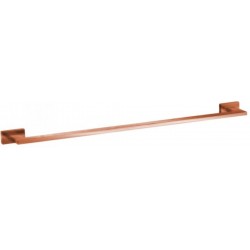 Πετσετοθήκη 60cm copper, (64x8cm) σταθερή από ορείχαλκο μονή, χρώμα: Ροζ Χρυσό επιφάνεια: Βουρτσισμένη Πετσετοθήκες