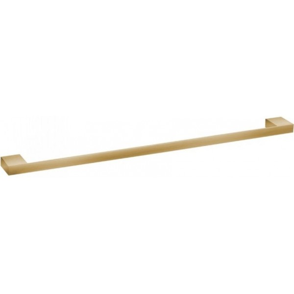 Towel 60cm (61x5,5cm) Bronze Fixed material: Brass single, color: Bronze surface: Matt Towel rails