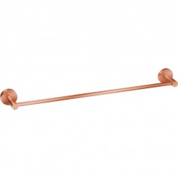 Πετσετοθήκη 40cm copper σταθερή από inox μονή, χρώμα: Ροζ Χρυσό επιφάνεια: Βουρτσισμένη Πετσετοθήκες