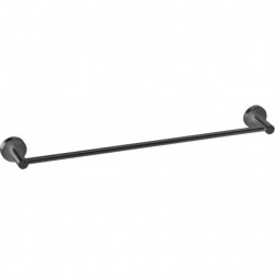 Πετσετοθήκη 40cm graphite σταθερή από inox μονή, χρώμα: Γκρι επιφάνεια: Βουρτσισμένη Πετσετοθήκες