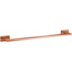 Πετσετοθήκη 40cm copper, (44x8cm) σταθερή από ορείχαλκο μονή, χρώμα: Ροζ Χρυσό επιφάνεια: Βουρτσισμένη Πετσετοθήκες