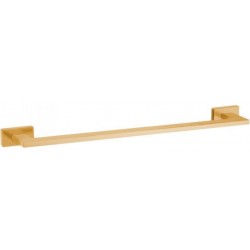 Πετσετοθήκη 40cm brass gold, (44x8cm) σταθερή από ορείχαλκο μονή, χρώμα: Χρυσό επιφάνεια: Βουρτσισμένη Πετσετοθήκες